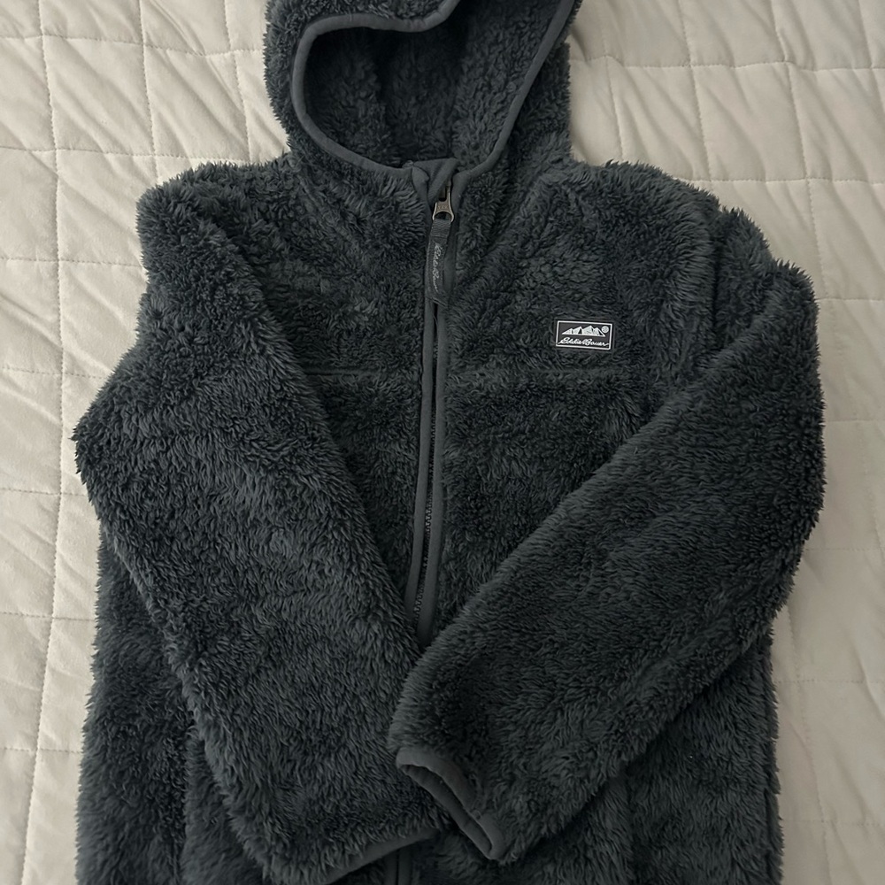Eddie Bauer Dark Gray Kids Fleece Jacket